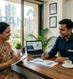 Anupam Wealth team at their Mutual Fund Distributor office in Goregaon